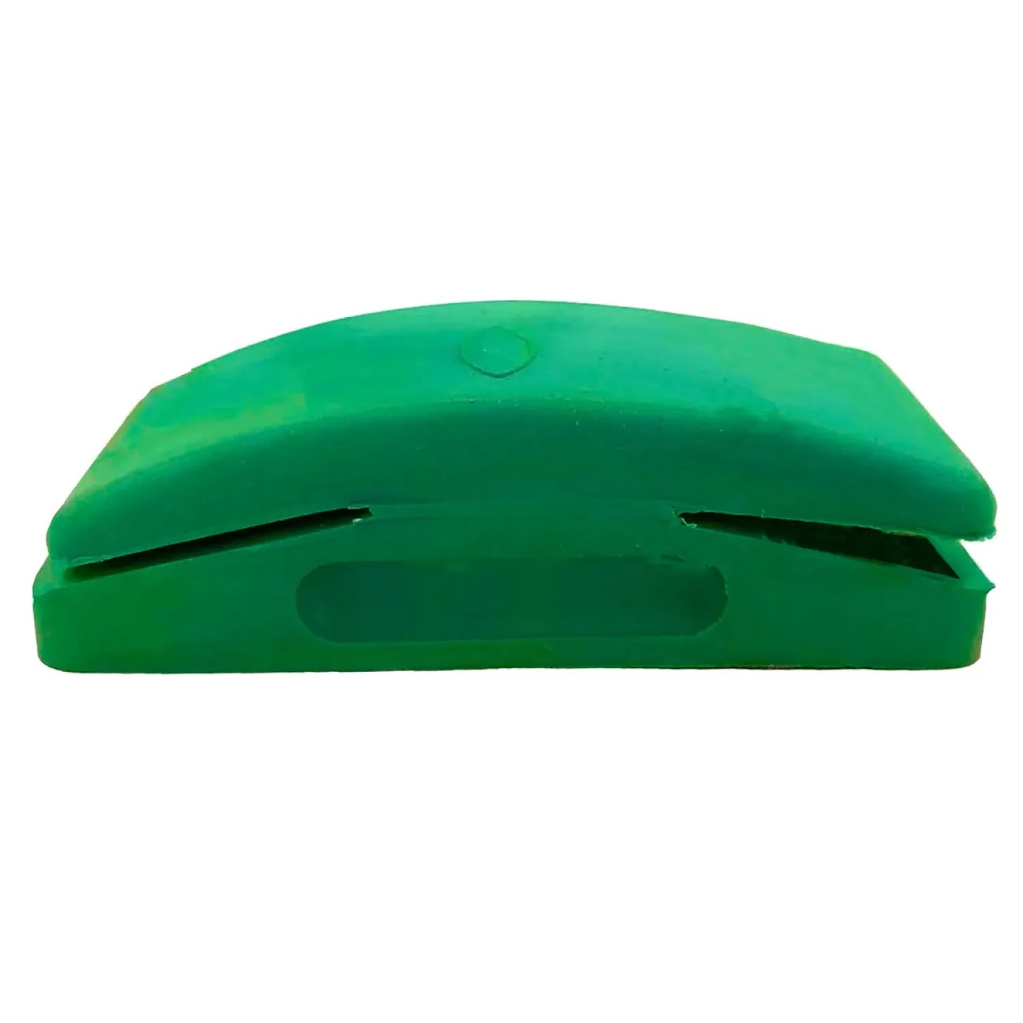 Taquete tortuga estándar verde de plástico, ideal para anclaje y fijación en tablaroca y muros ligeros.