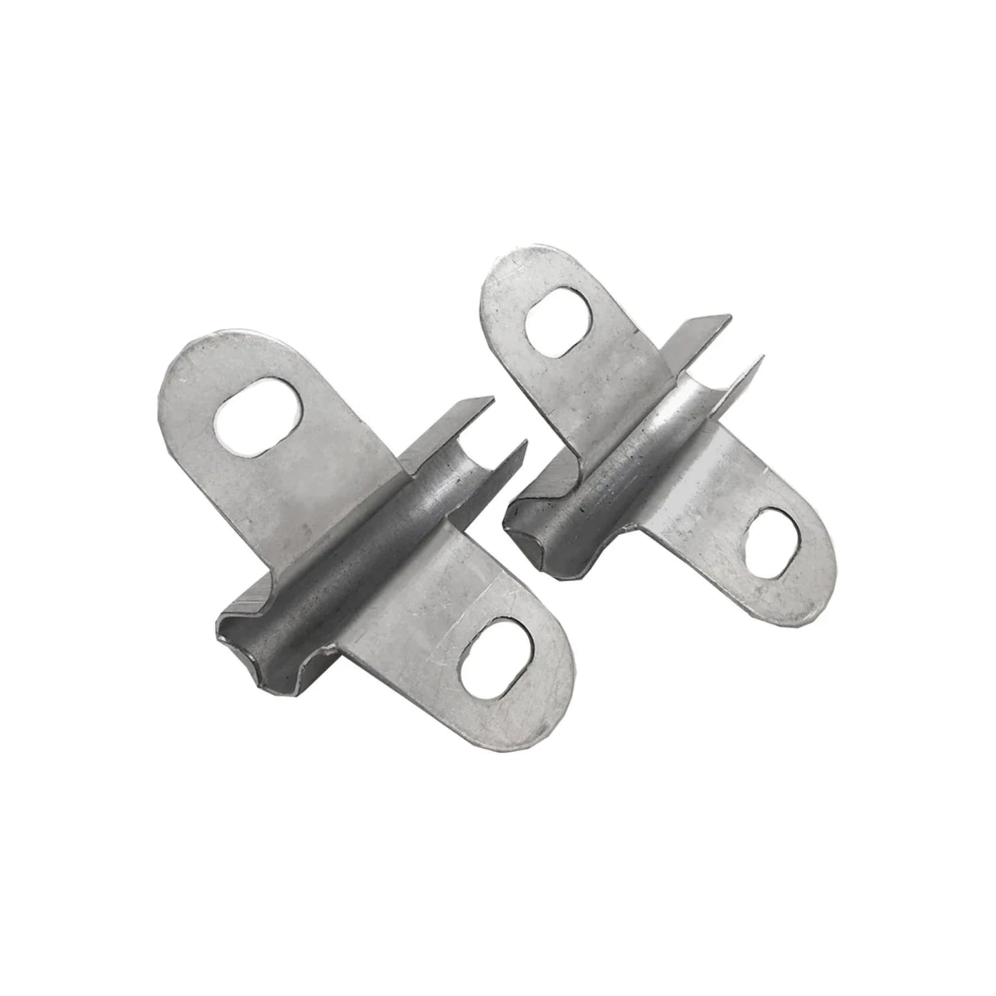 Chumacera galvanizada para carretilla, 2 piezas, soporte de balero metálico resistente