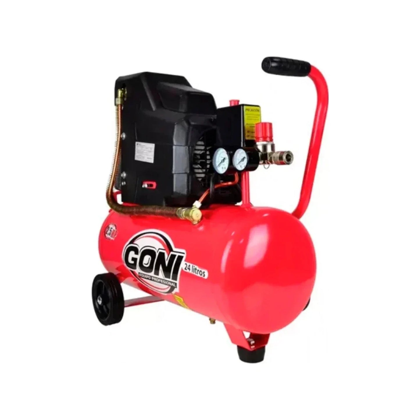 Compresora 2.5 HP 24 litros con accesorios Goni 940P