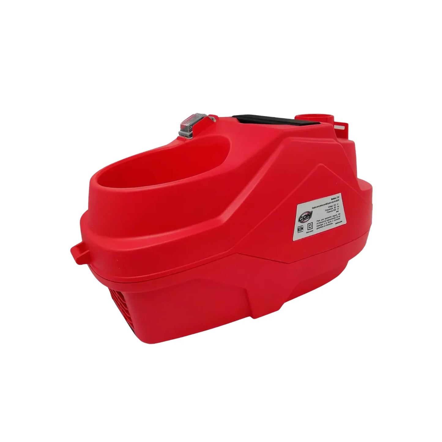 Compresor de aire portátil para equipo de pintar Goni 600W color rojo con asa de transporte integrada