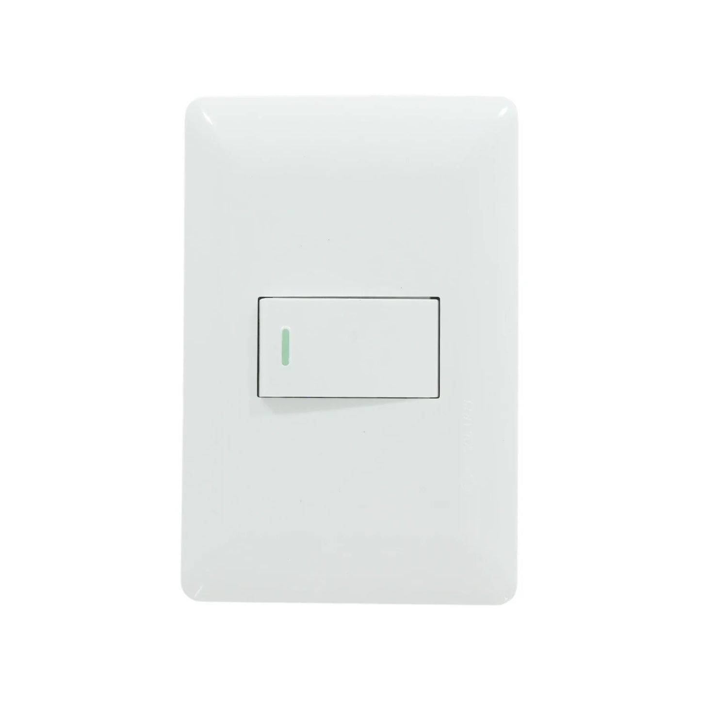 Placa 1 apagador escalera blanca Solaris ECO-1-BC