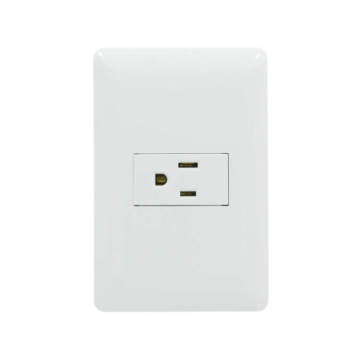 Placa 1 contacto blanca Solaris U05/ECO-61-1-BC