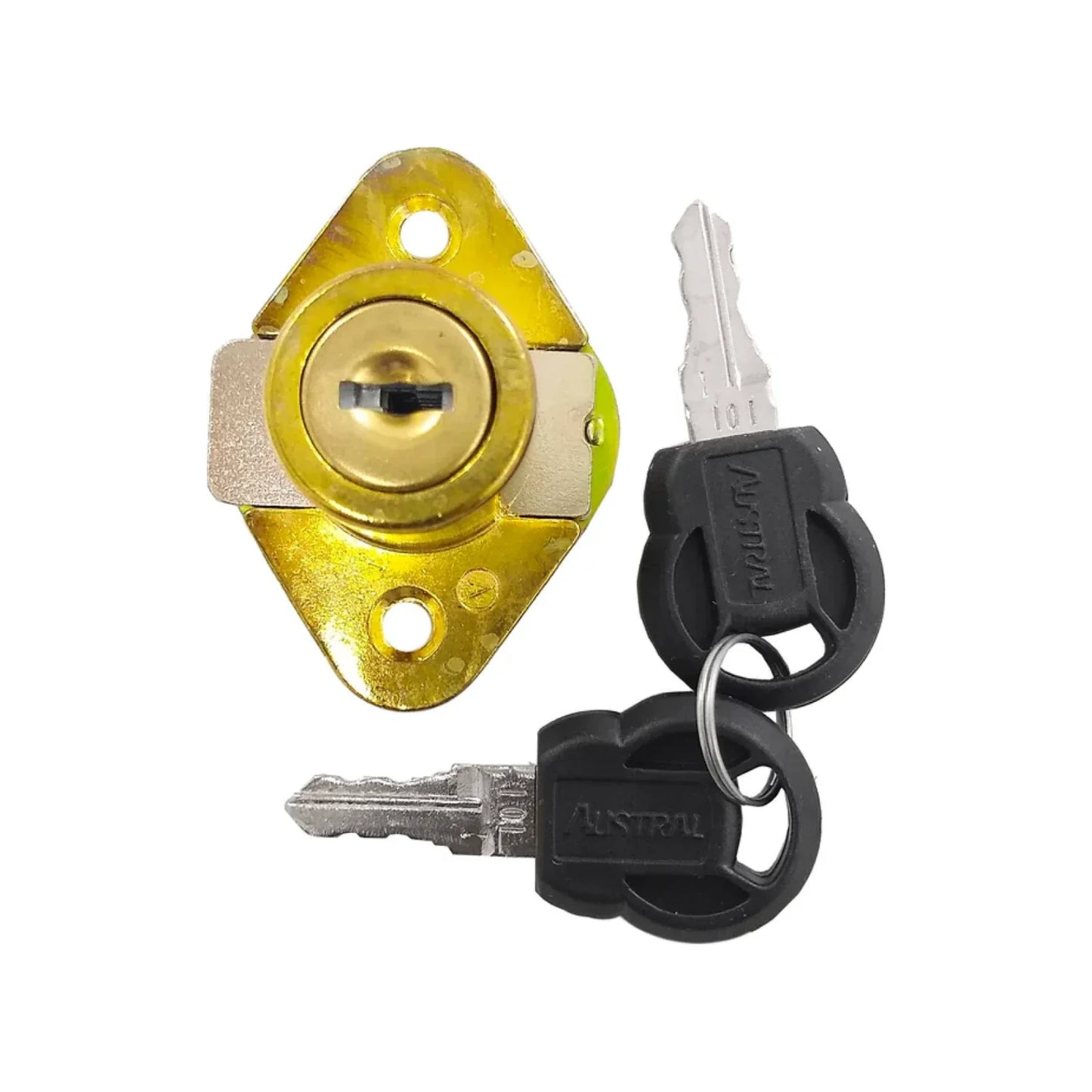 Cerradura/Chapa para cajón dorada Austral 421XL