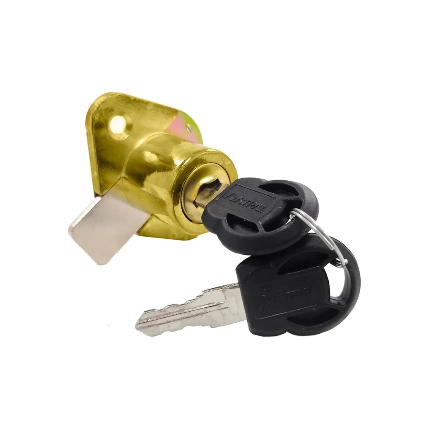 Cerradura/Chapa para cajón dorada Austral 421XL