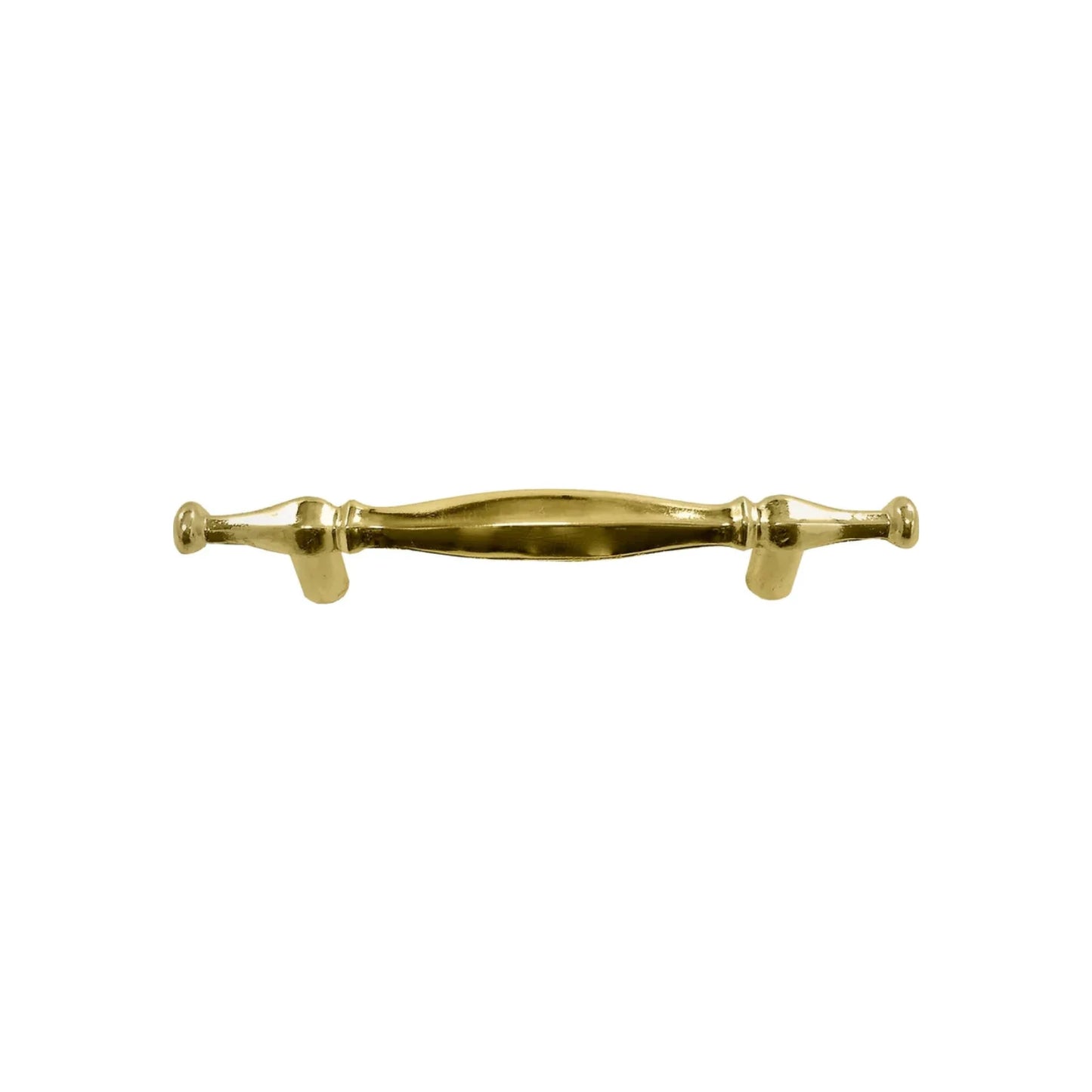 Jaladera 76 mm latón brillante Rish egipcia