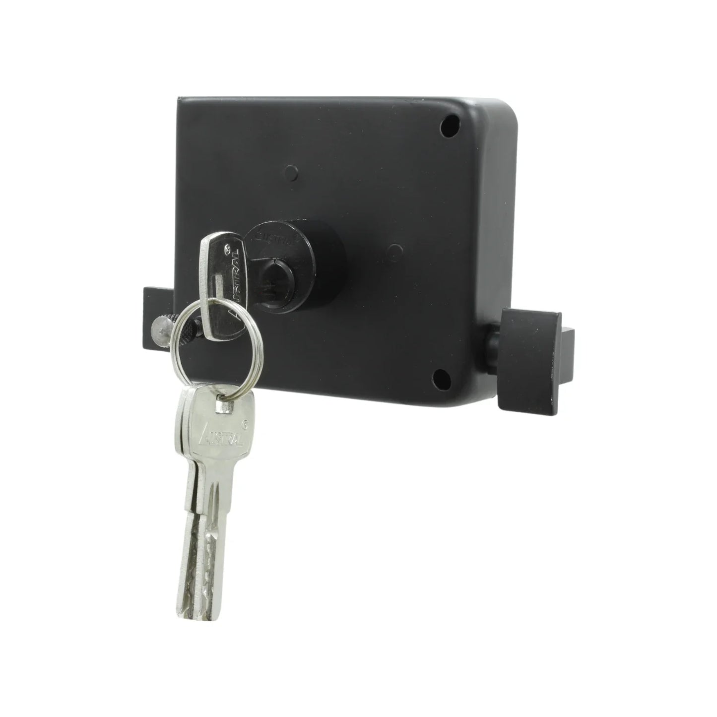 Cerradura/Chapa 715 sobreponer izquierda negro mate Austral TKSI 212648