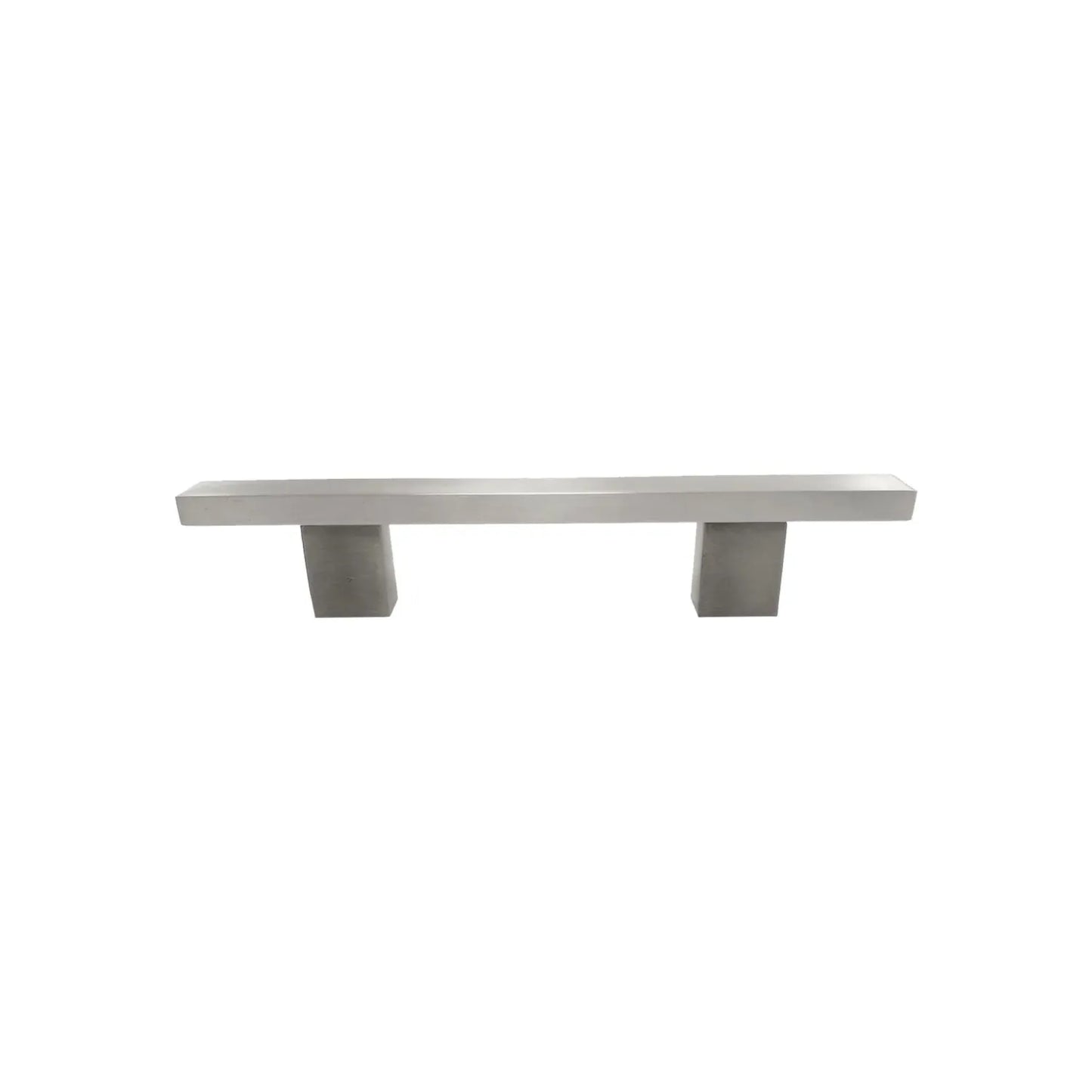 Jaladera 96 mm rectangular níquel satinado cepillado Rish 8123/96