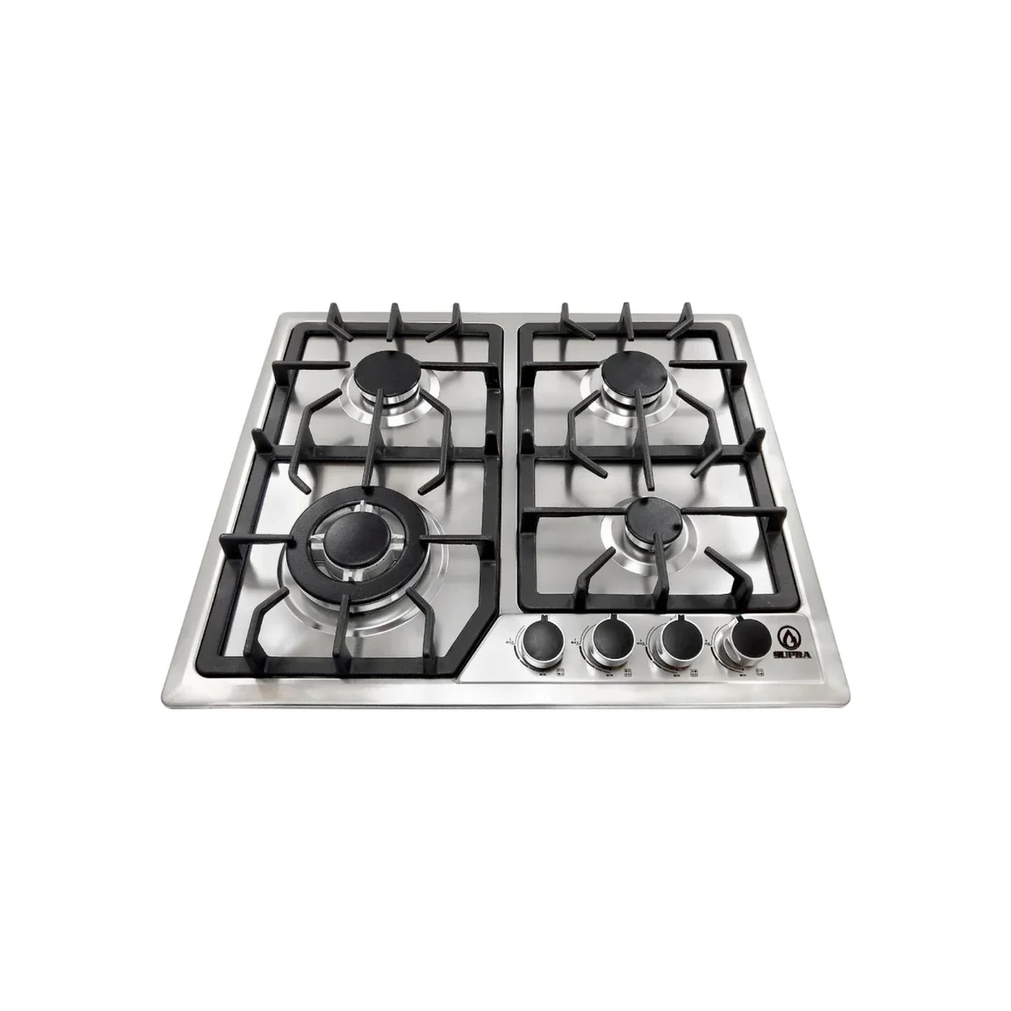 Estufa 4 quemadores empotrable acero inoxidable Supra 4QEA exquisit
