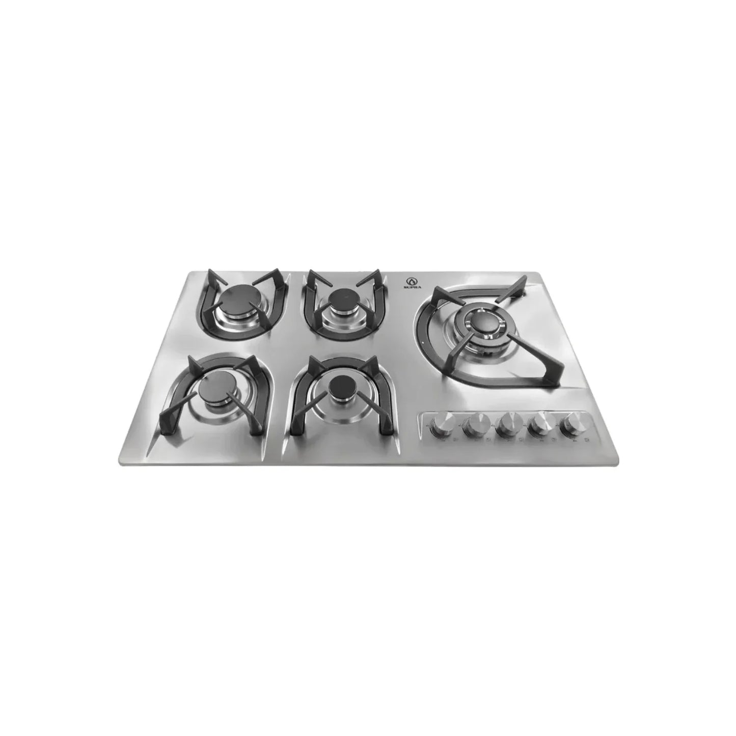 Estufa 5 quemadores empotrable acero inoxidable Supra 5QEA