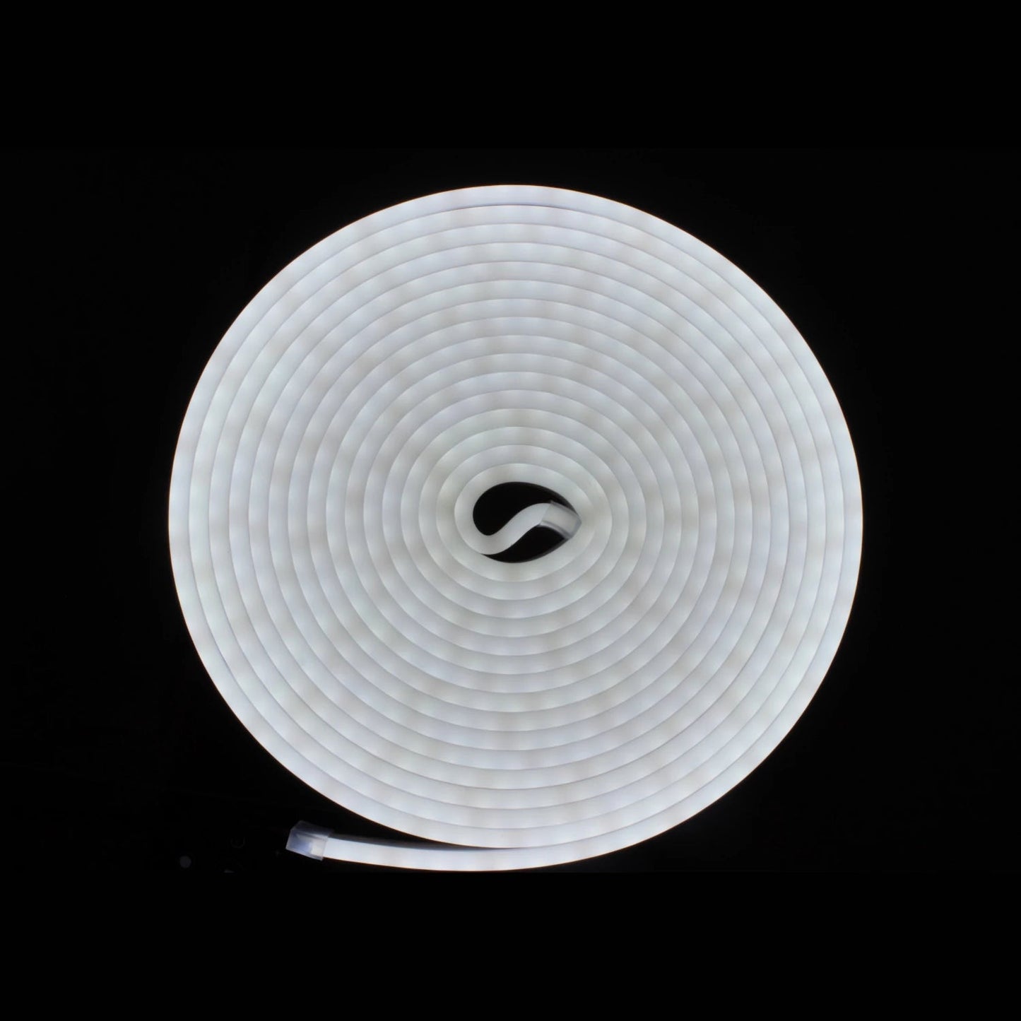 Tira LED neón flexible blanco frío enrollada 5m para iluminación decorativa