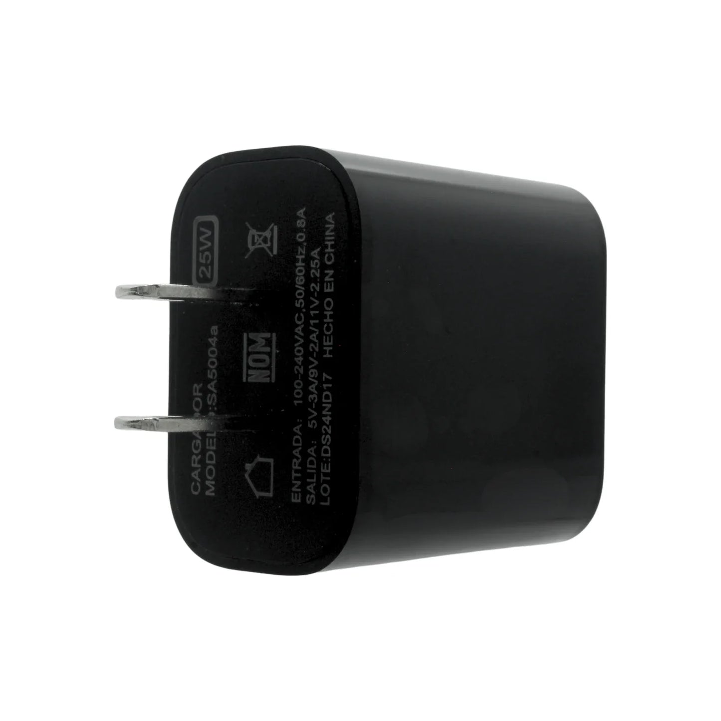 Cargador Tipo C/Tipo C 25 W Super átomo SA6004A