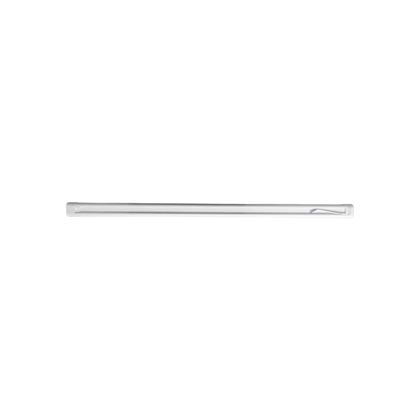 Regleta LED lineal blanca de diseño extraplano para iluminación interior en techos y paredes.
