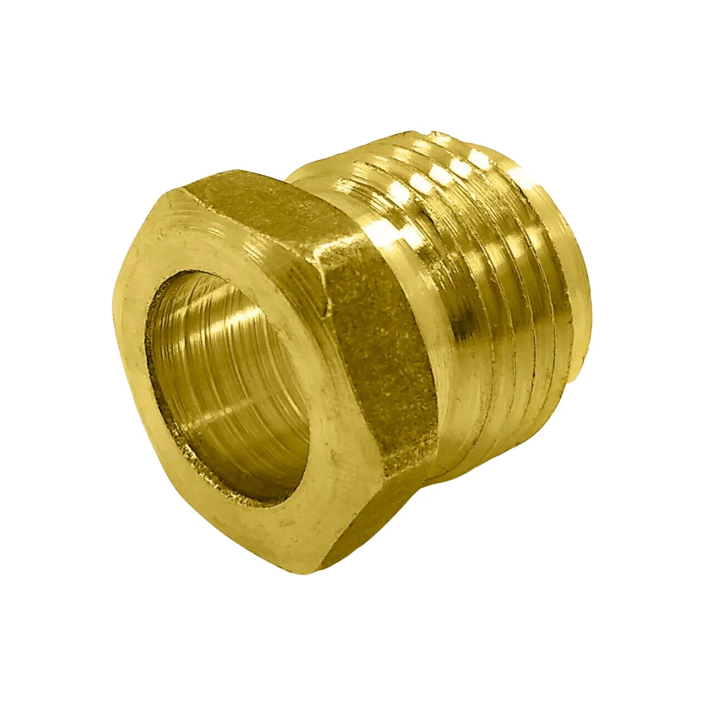 Tuerca izquierda 7/8" latonada