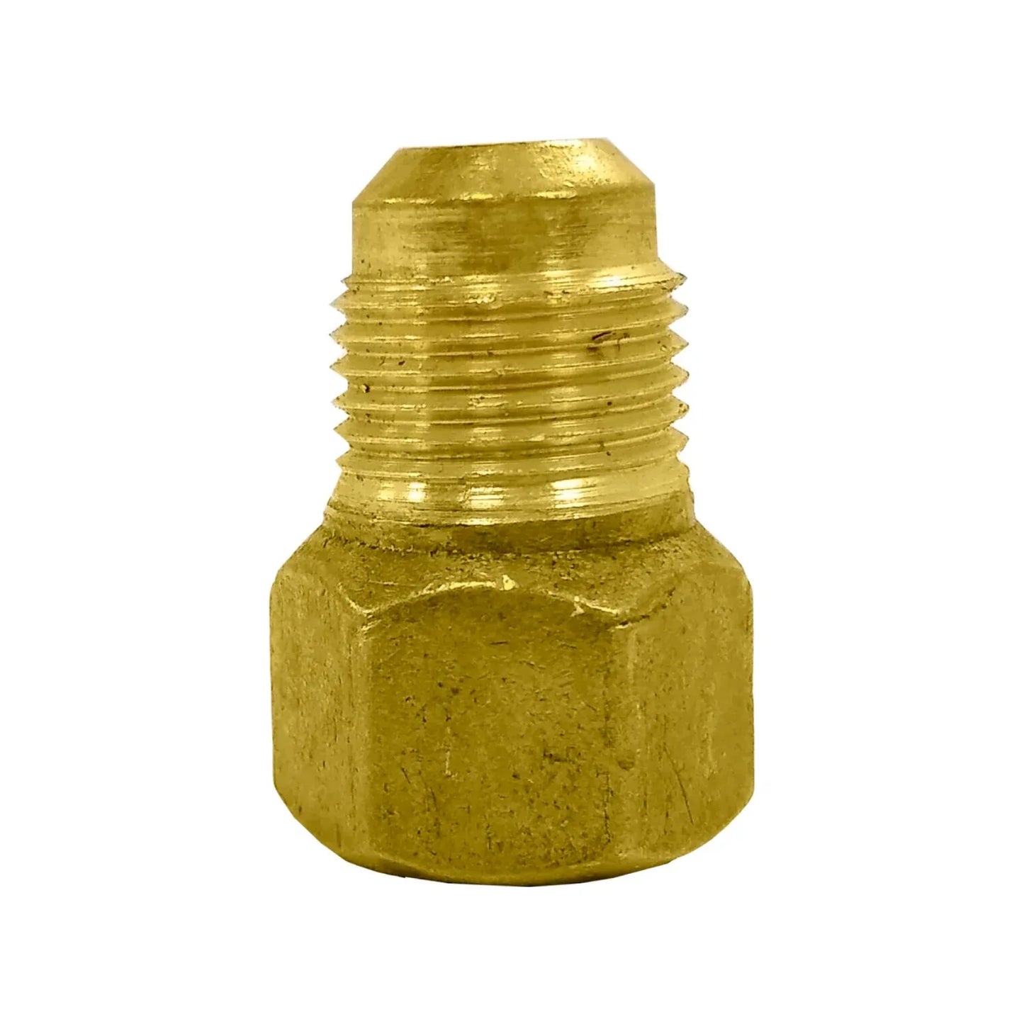 Niple campana 3/8"x3/8" (10x10 mm) latonada