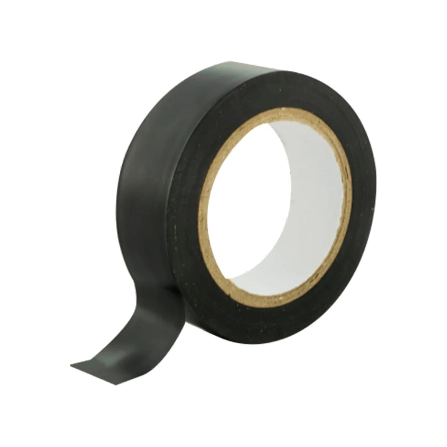 Cinta de aislar negra, rollo de cinta aislante eléctrica para cableado y reparaciones en ferretería