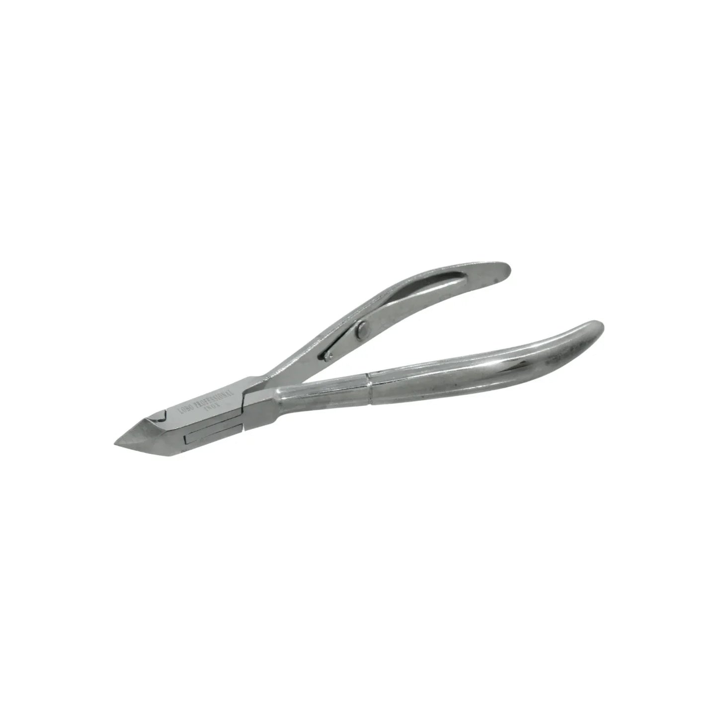 Alicate para manicure 4" recta acero inoxidable Lobo 1000-04