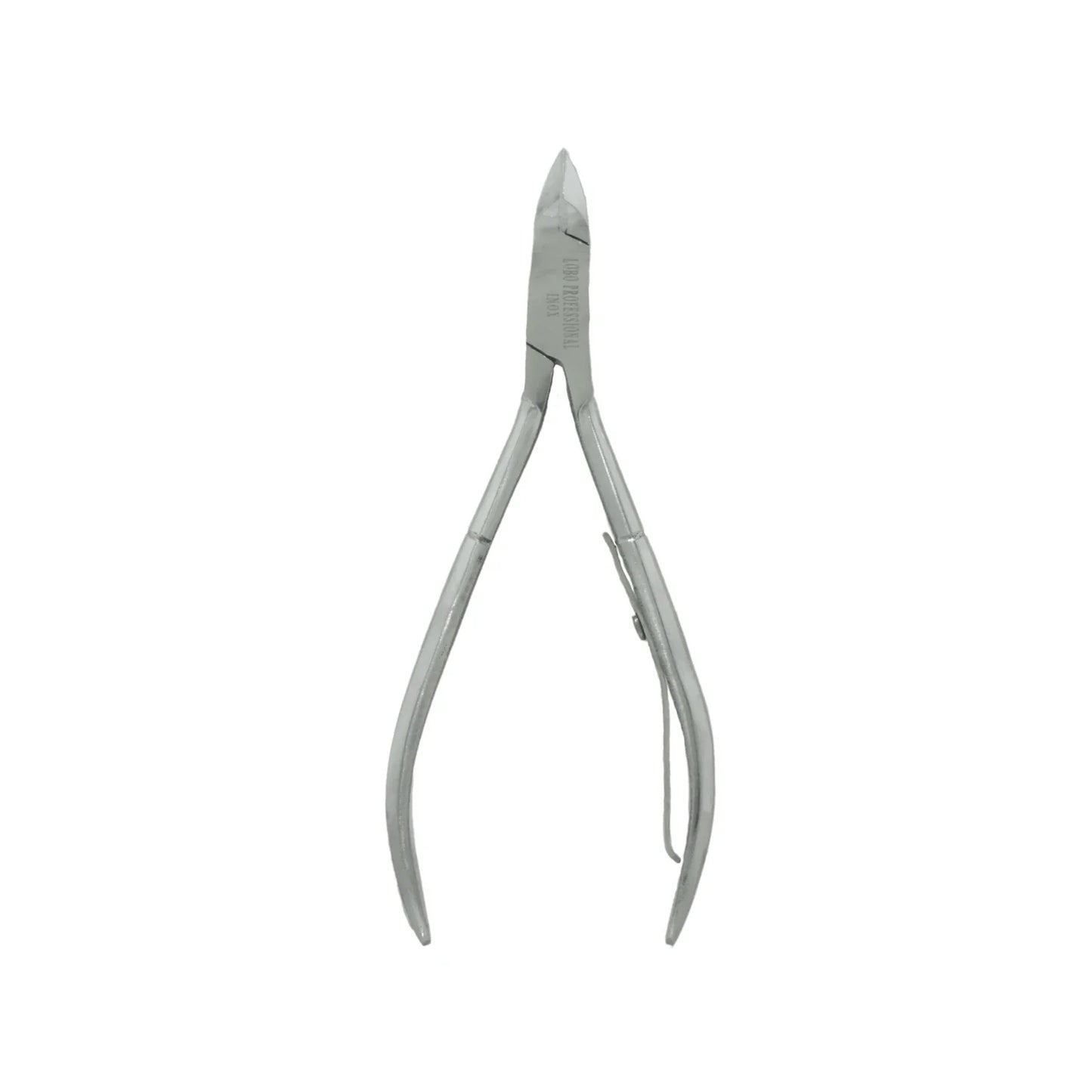 Alicate para manicure 4" recta acero inoxidable Lobo 1000-04