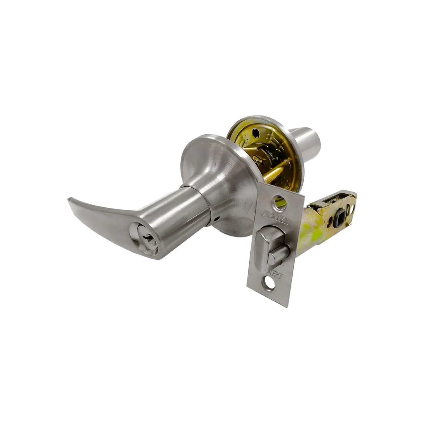 Cerradura/Chapa para recámara de manija cromo Dexter 5828 ónix