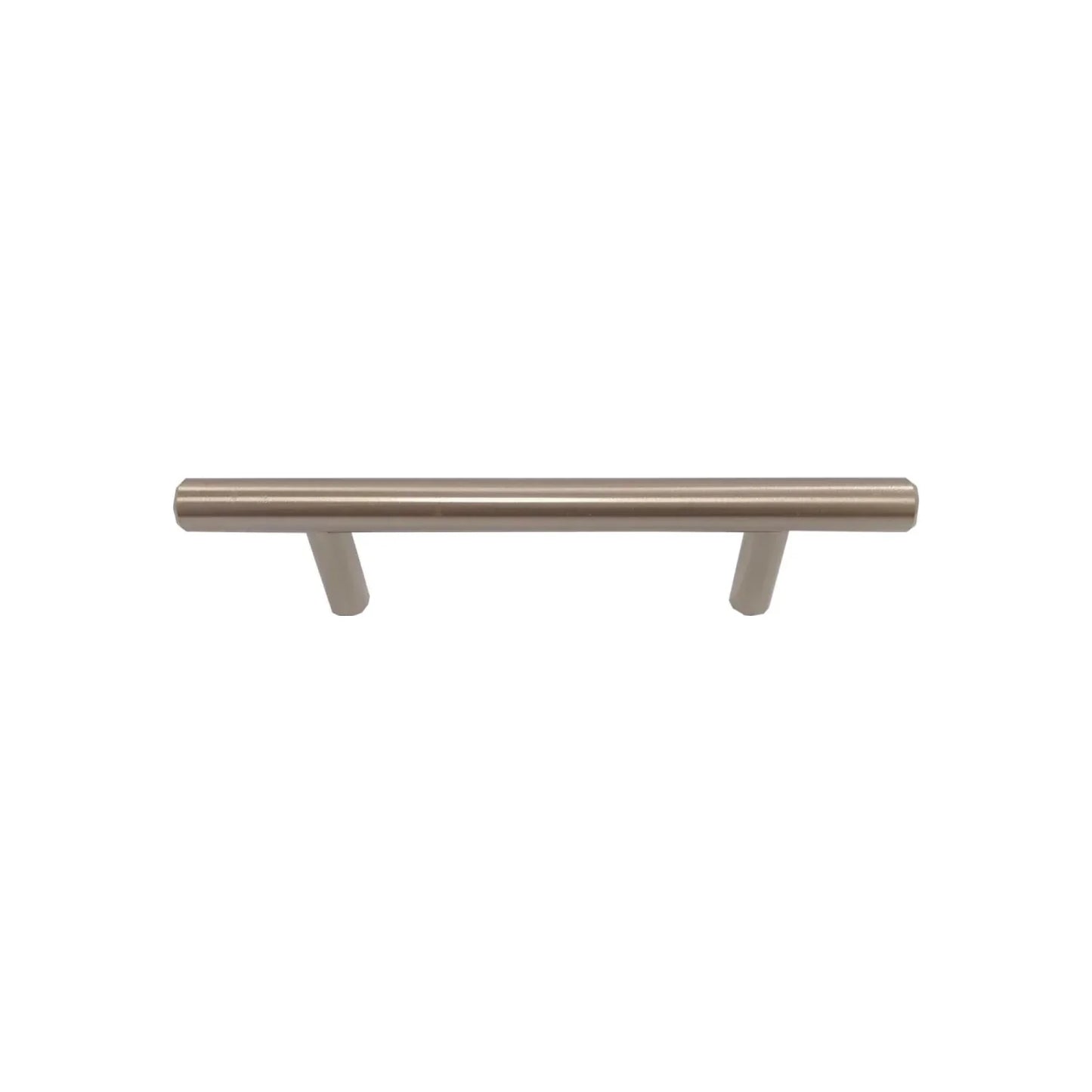 Jaladera 96 mm barra de acero níquel satinado Handy Home 7990