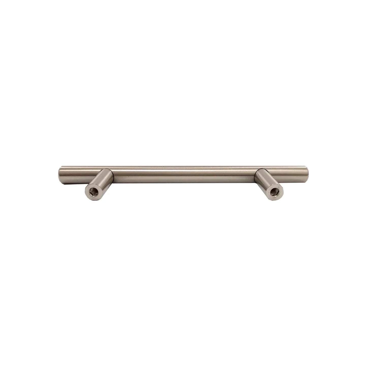 Jaladera 96 mm barra de acero níquel satinado Handy Home 7990
