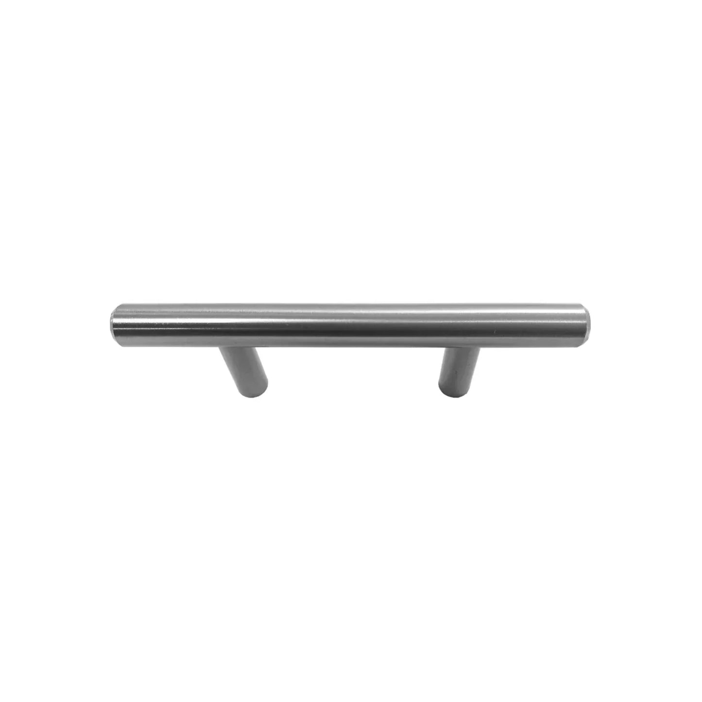 Jaladera 64 mm barra de acero níquel satinado Handy Home 7999