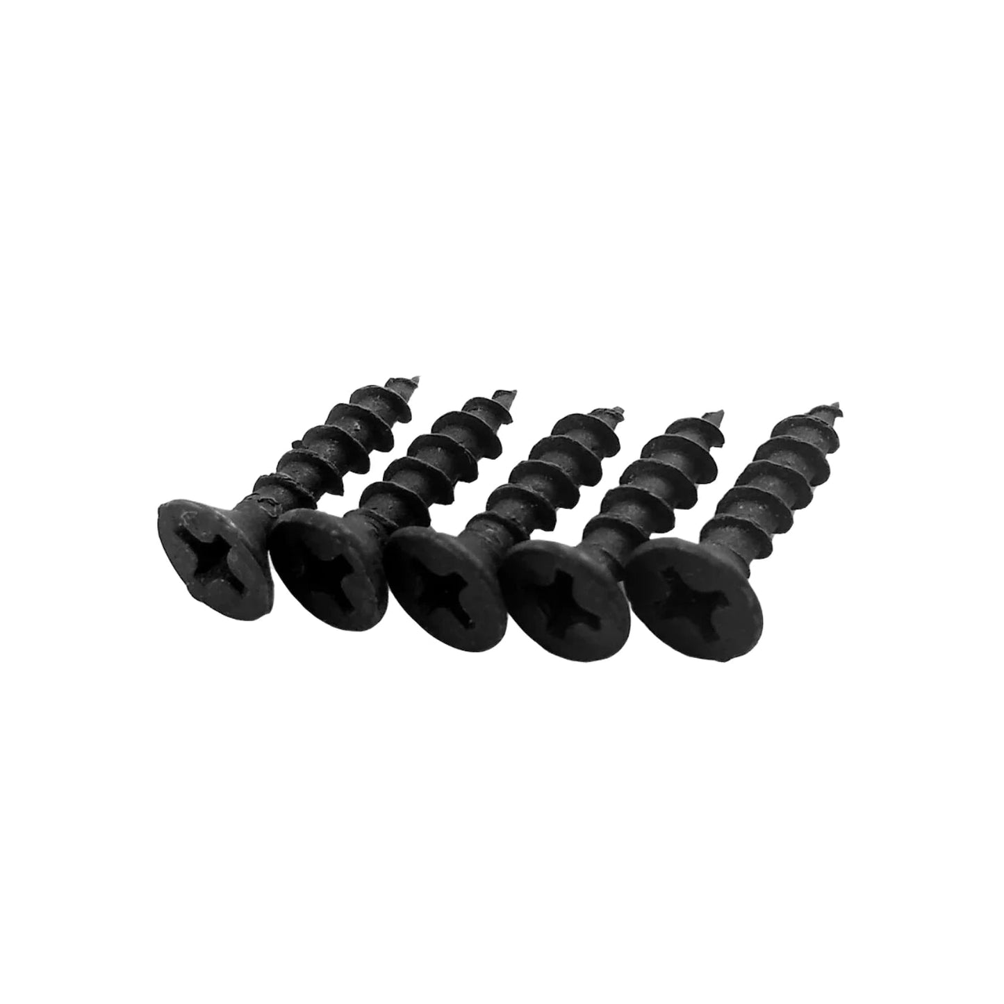 Pijas negras Phillips para madera, tornillos de fijación duraderos para carpintería y construcción.