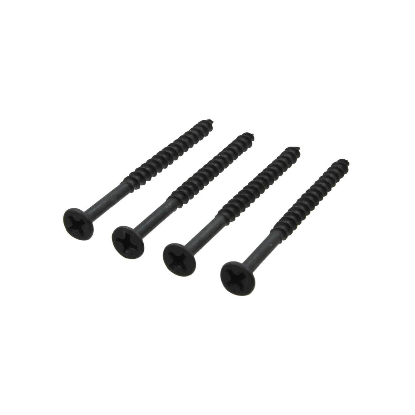 Pijas negras Phillips para madera, cabeza avellanada, rosca gruesa para fijación segura