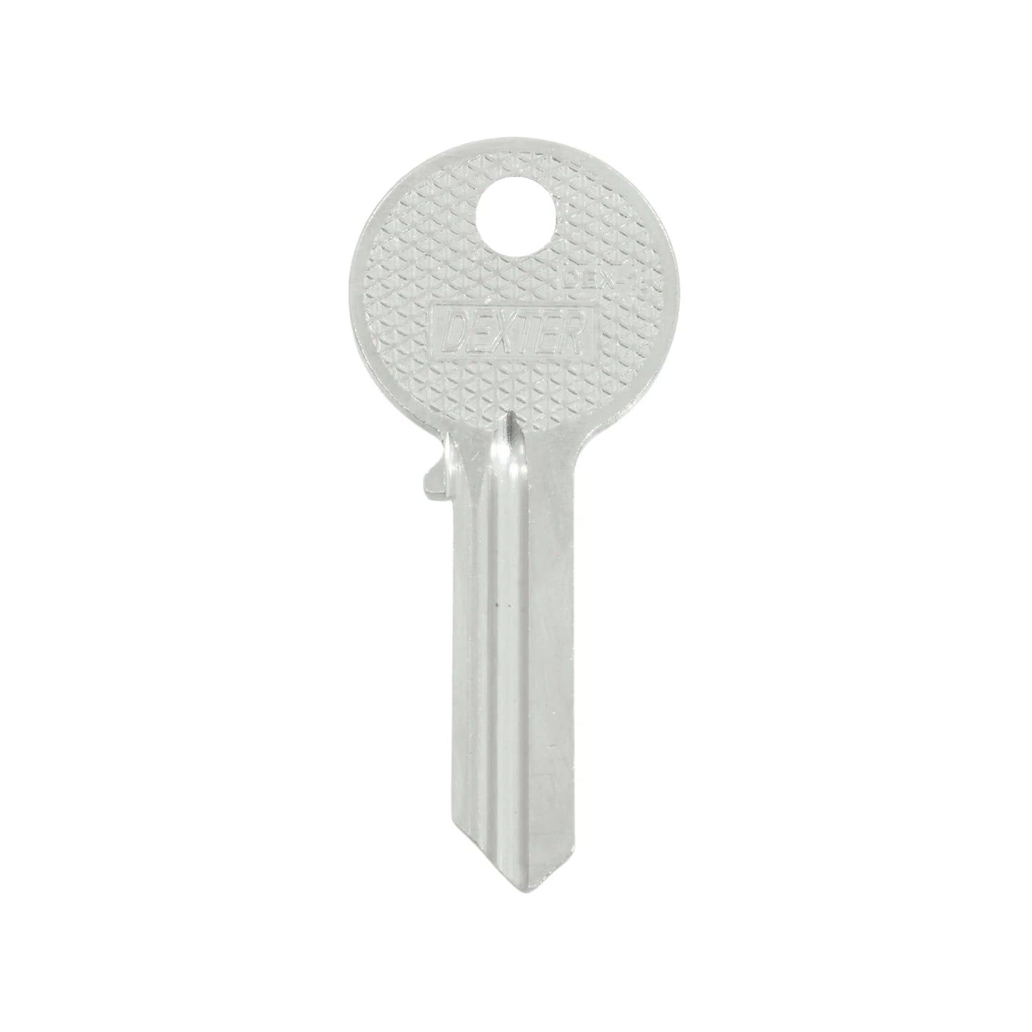 Llave virgen Dexter niquelada para duplicado, herramienta de cerrajería