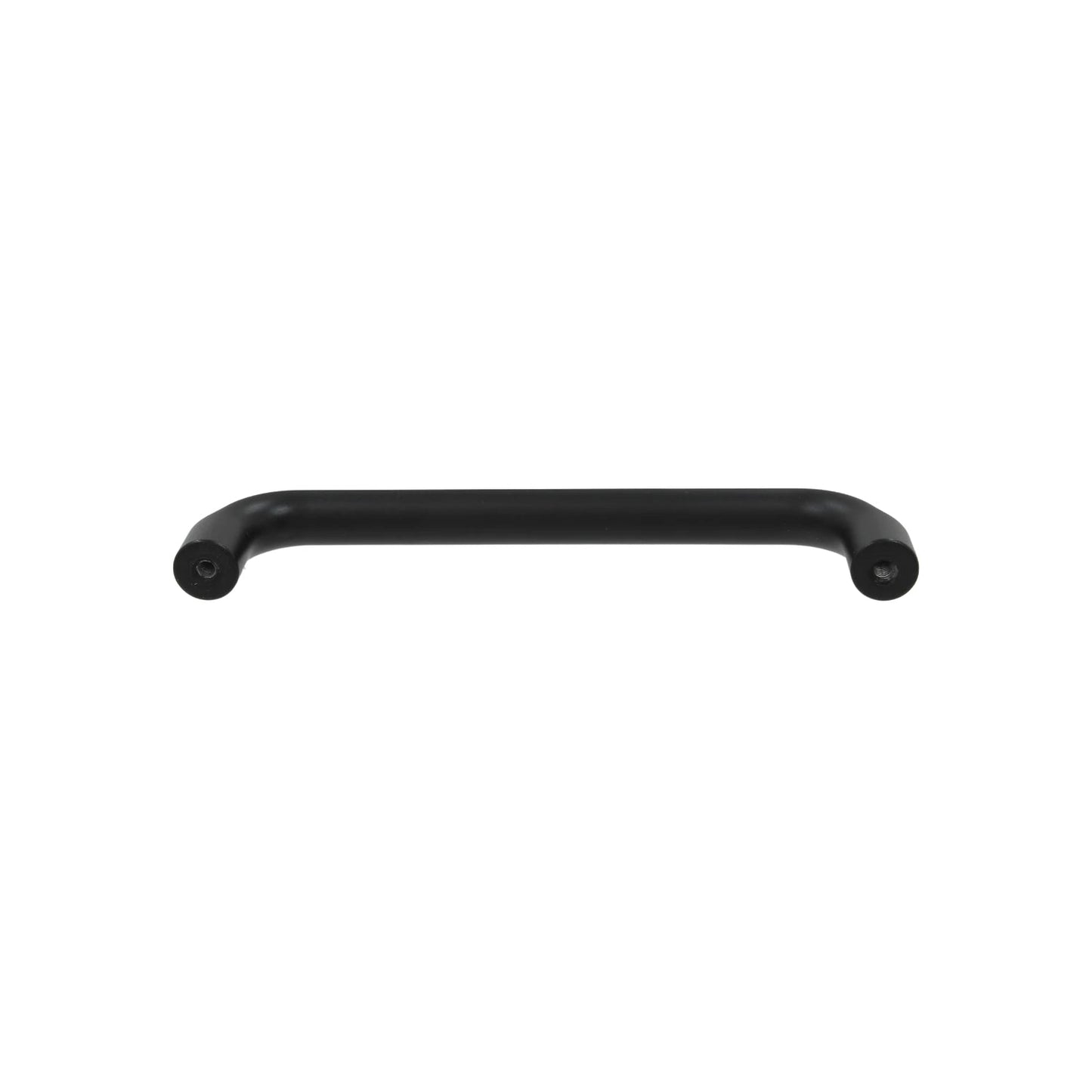 Jaladera curva negra de 128 mm, tirador moderno para puertas de gabinetes, cajones y muebles de ferretería.