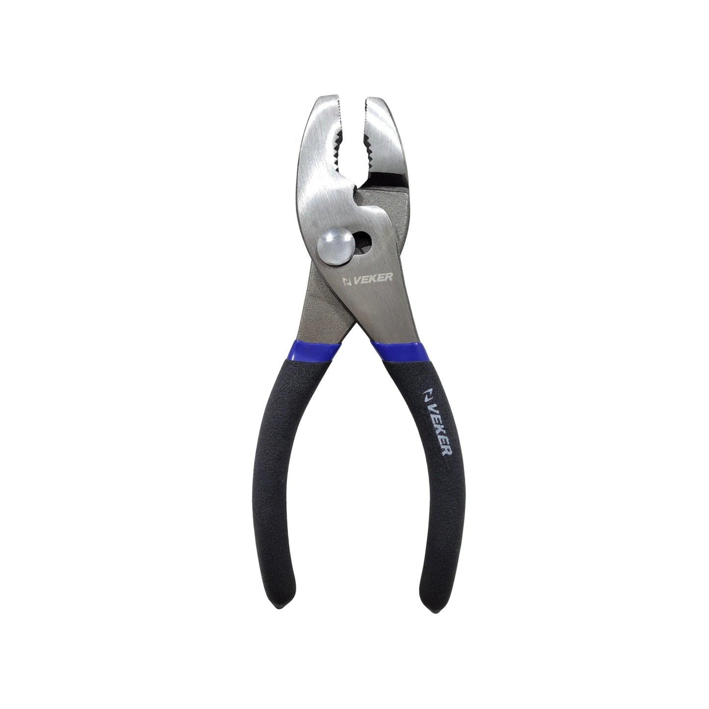 Pinza de chofer Veker 6 pulgadas, alicate de ajuste rápido con mango vinil azul y negro para fontanería