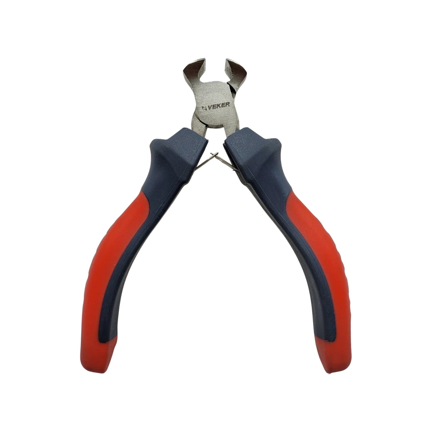 Pinza tenaza Veker con mangos ergonómicos rojos y negros para corte y extracción de clavos