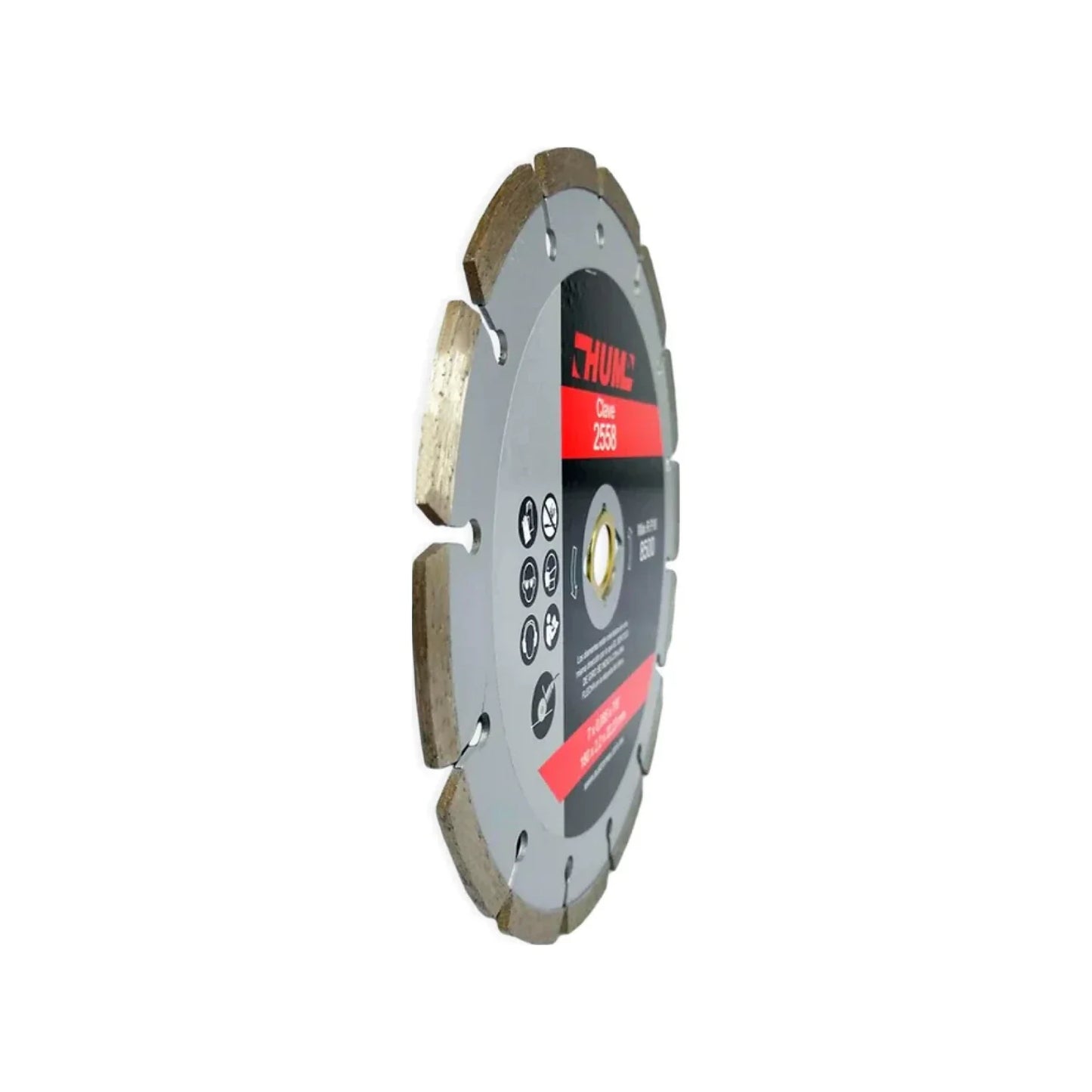 Disco 7" segmentado Austrodiam HUM 2558 diamantado