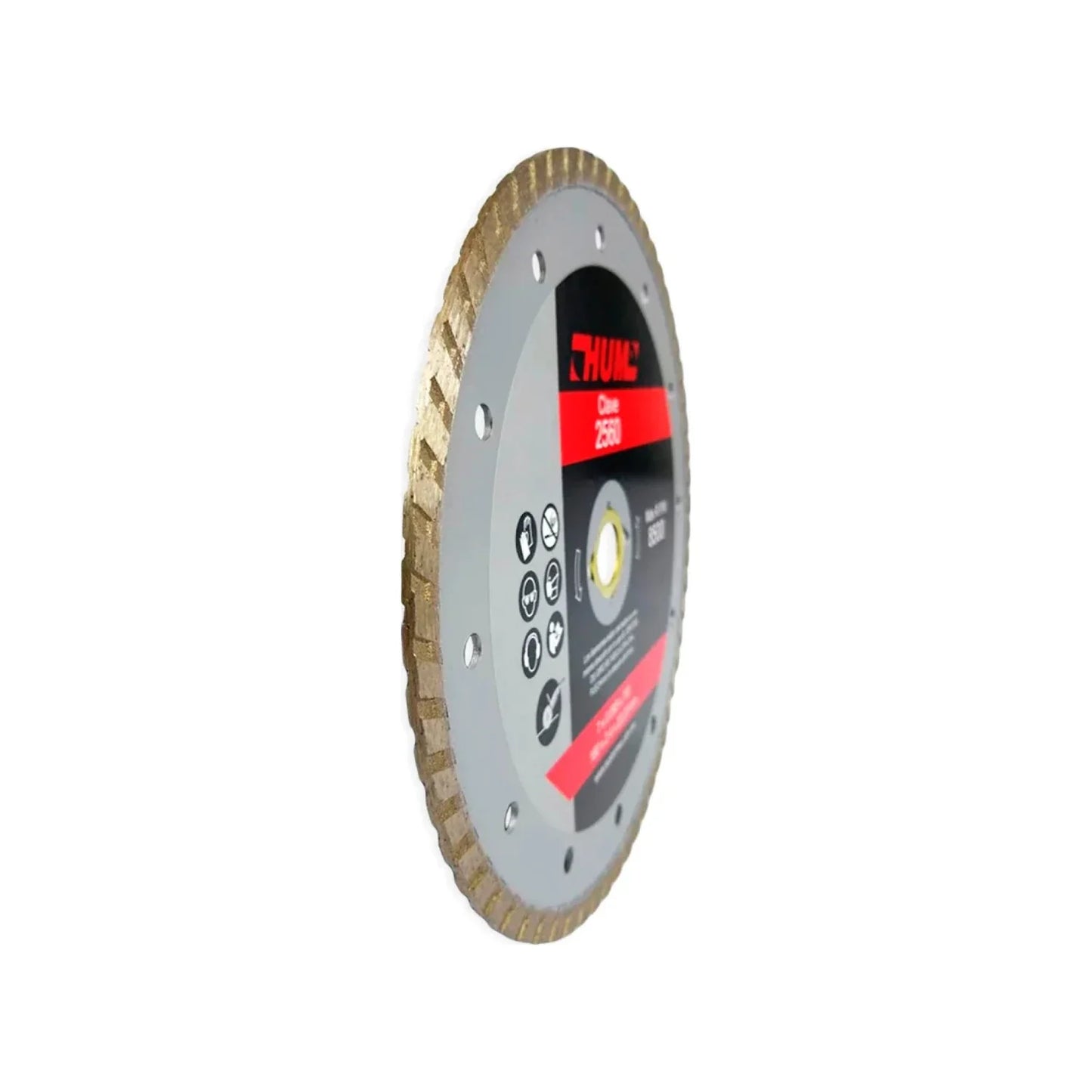Disco 7" corona continua Austrodiam HUM 2560 turbo diamantado