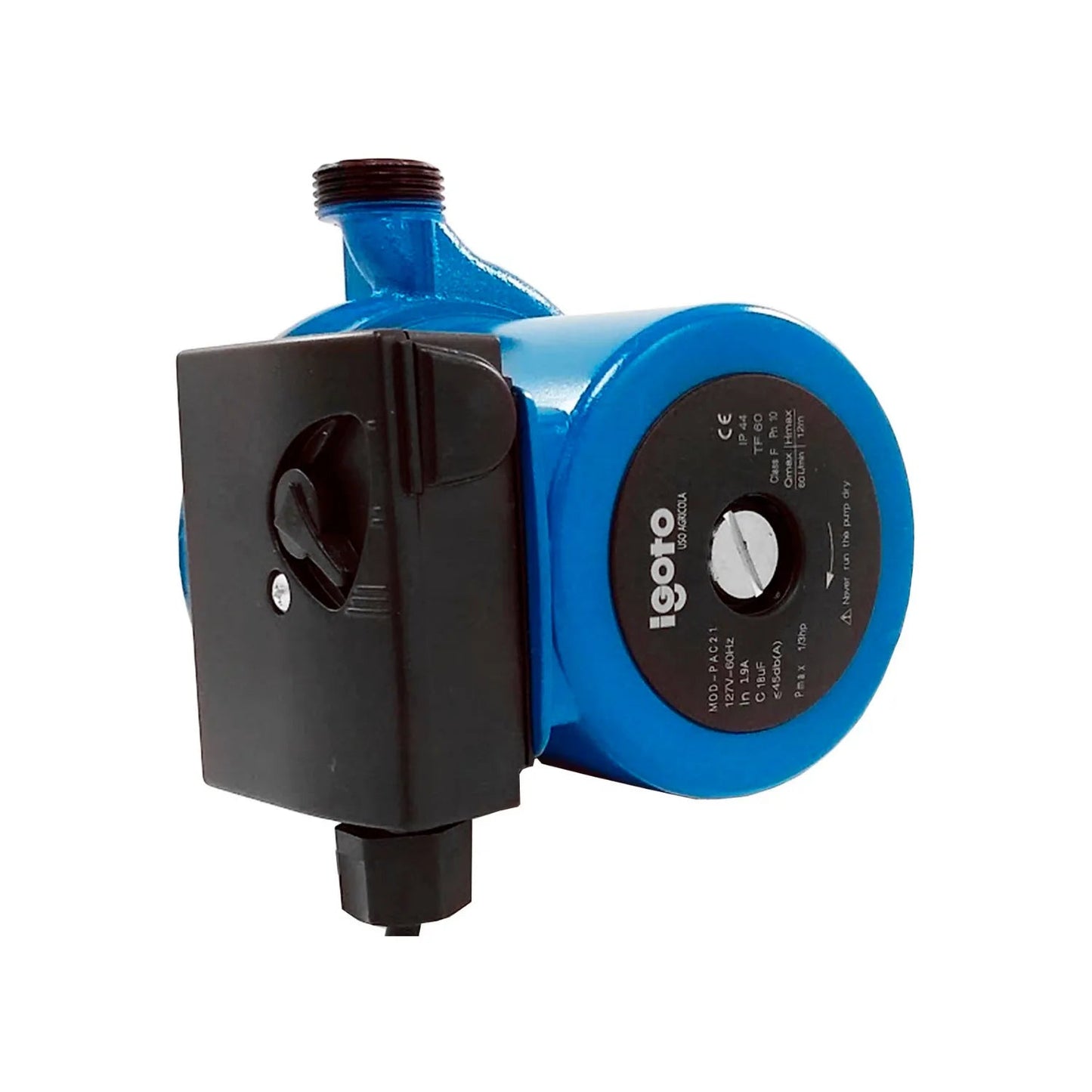 Presurizador de agua Igoto PAC21 azul 1/3 HP para aumento de presión en el hogar o uso agrícola