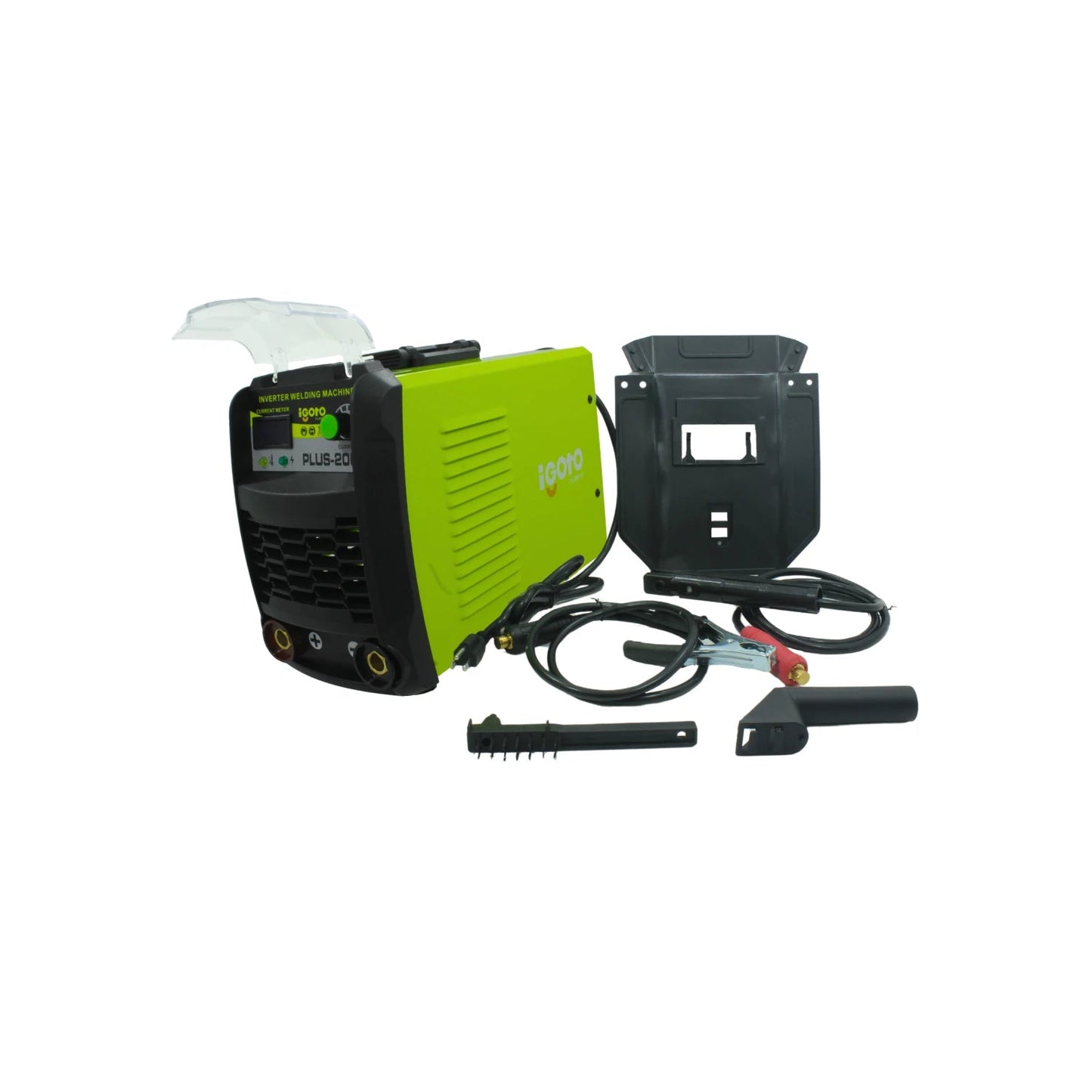 Soldadora inversora Igoto PLUS-20 verde con kit de accesorios para soldadura de electrodo