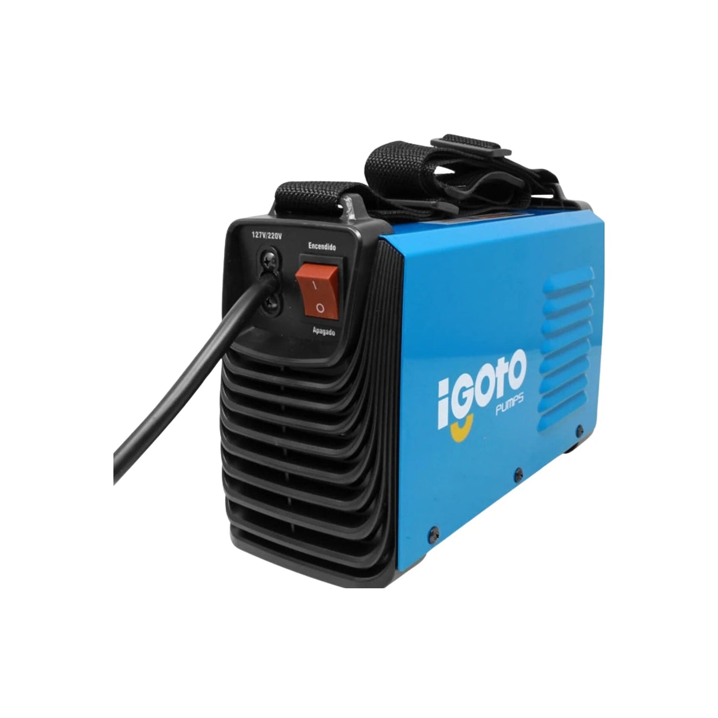 Soldadora inversora Igoto MINI-130 azul 130A electrodo portátil con selector 127V/220V