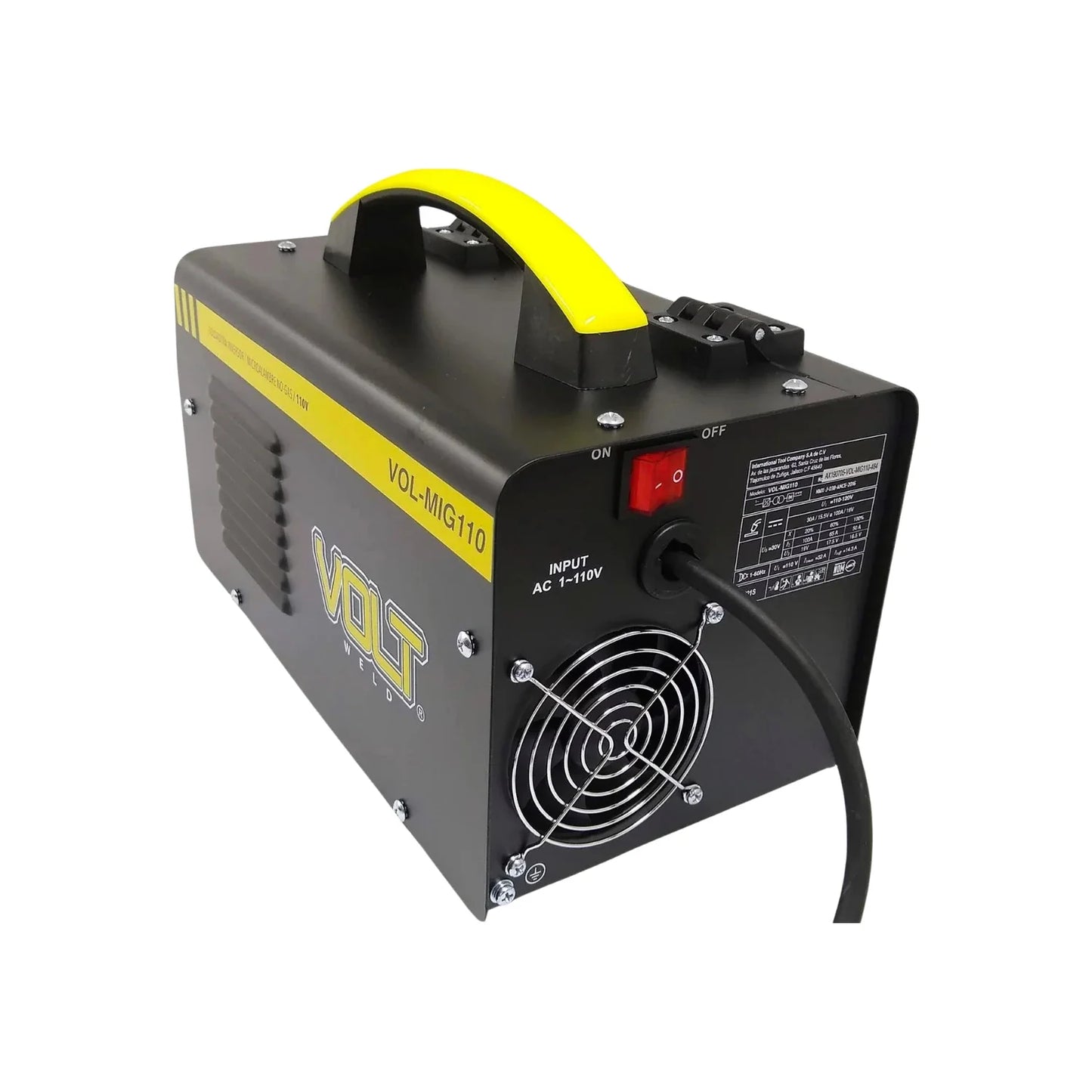 Soldadora/inversora 100 A MIG/MAG Volt MIG110