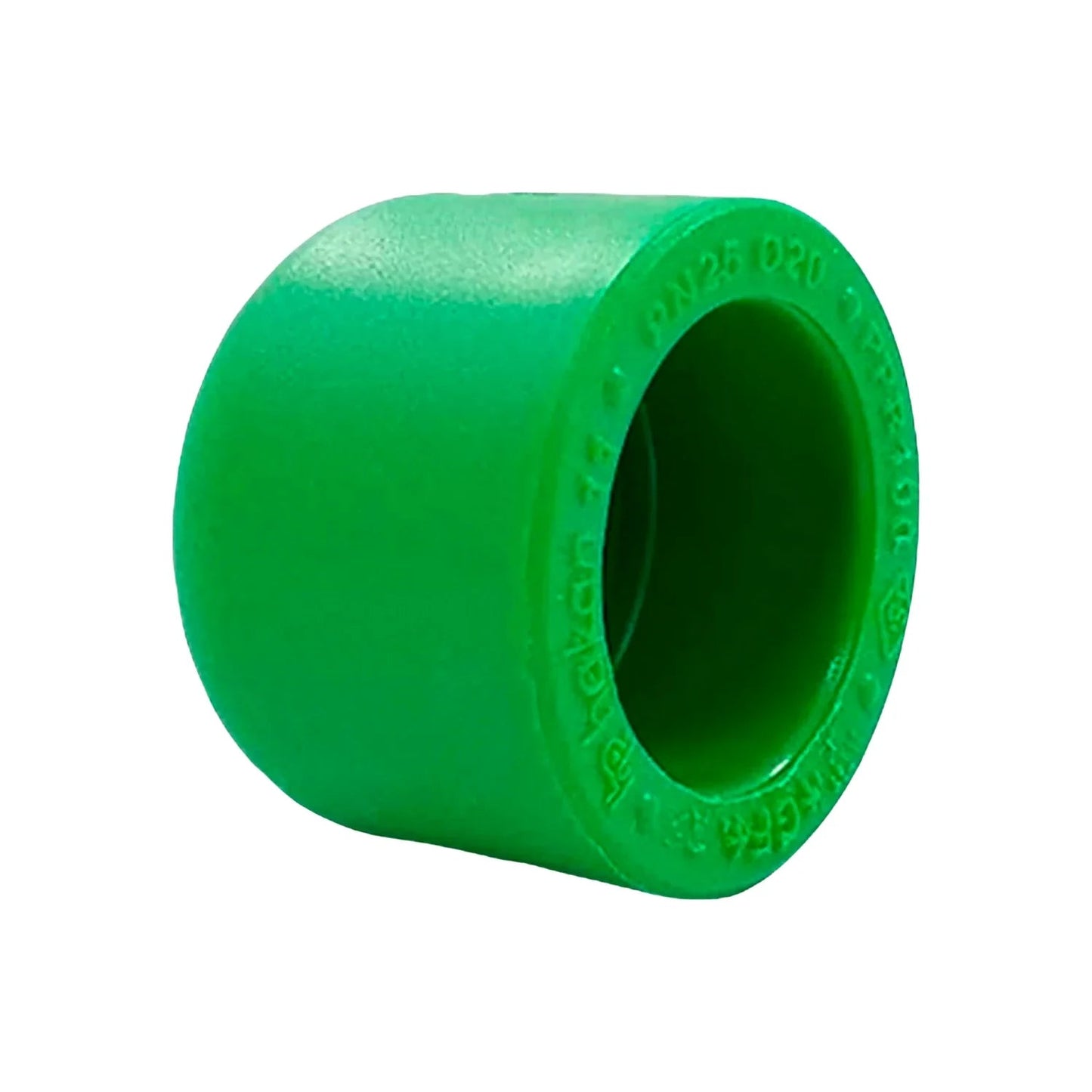 Tapón capa de PPR verde 20mm PN25 para sistemas de tubería