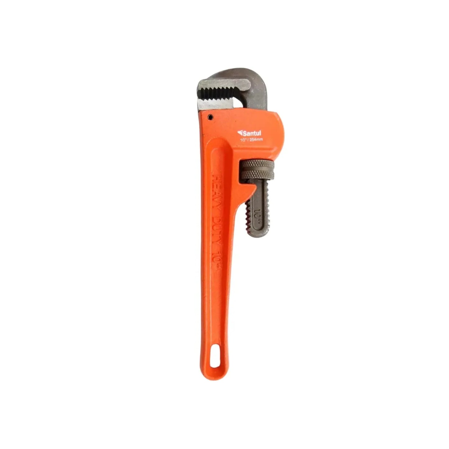 Llave stilson Santul de 10 pulgadas uso pesado color naranja para tuberías de plomería