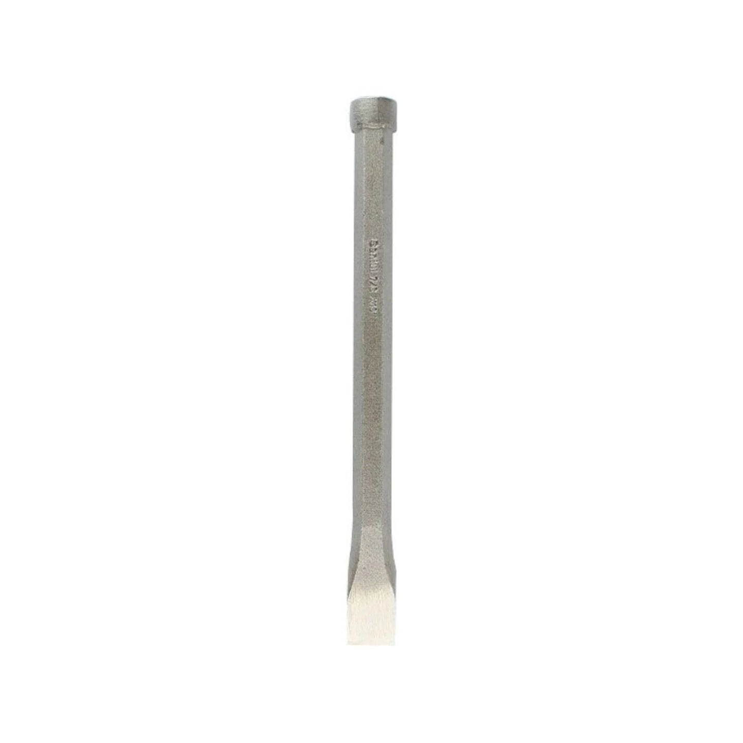 Cincel plano de acero forjado gris, medida 7/8x10 pulgadas (2.22x25.4 cm), herramienta de mano