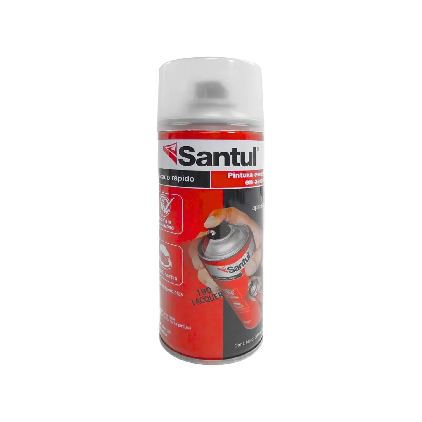 Pintura laca transparente 300 ml Santul 8823
