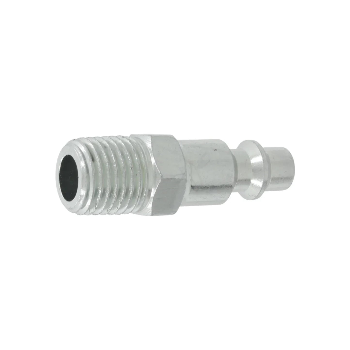 Conector para compresora 1/4" macho cromo Santul 8733