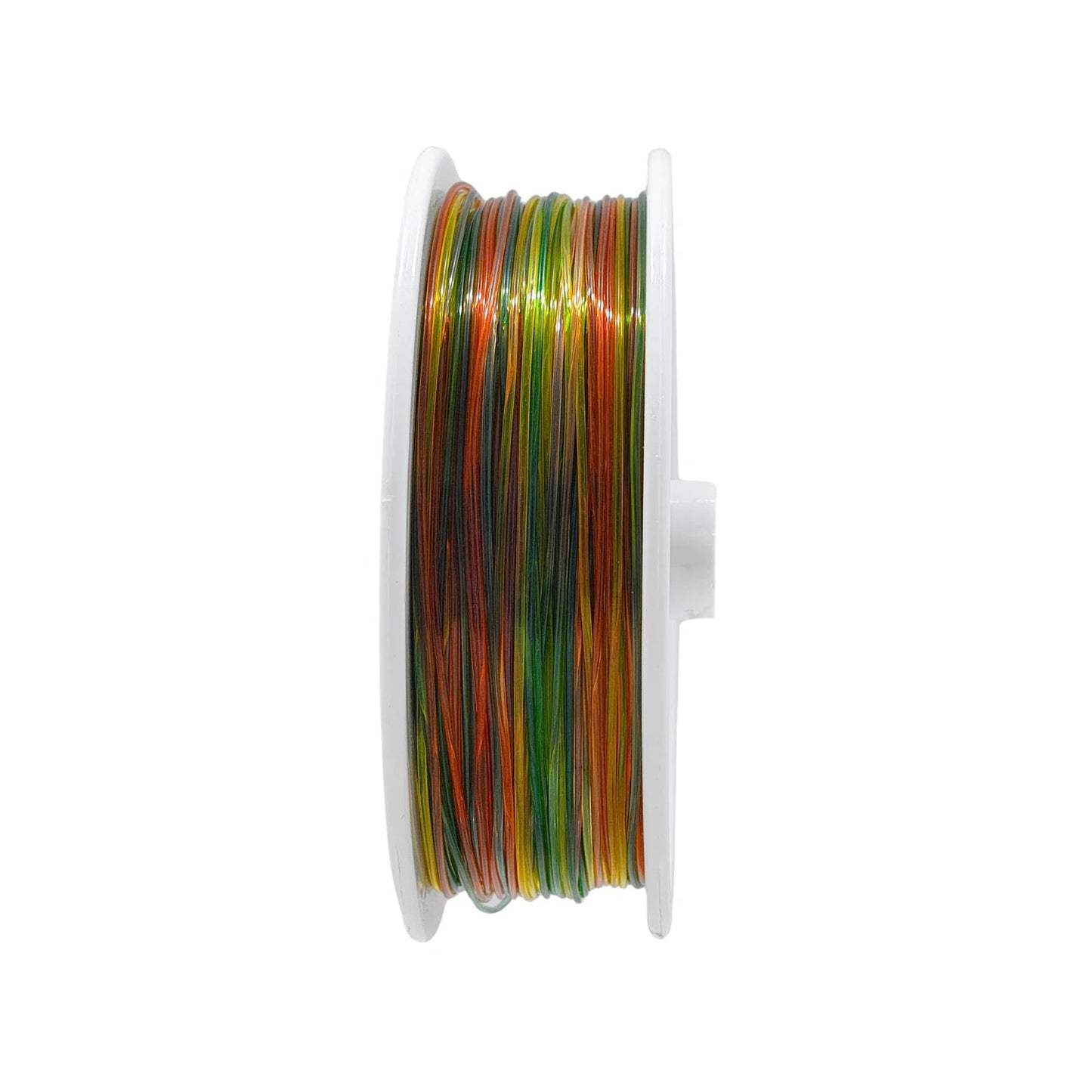 Bobina de hilo para pescar multicolor, ideal para diversas condiciones y tipos de agua