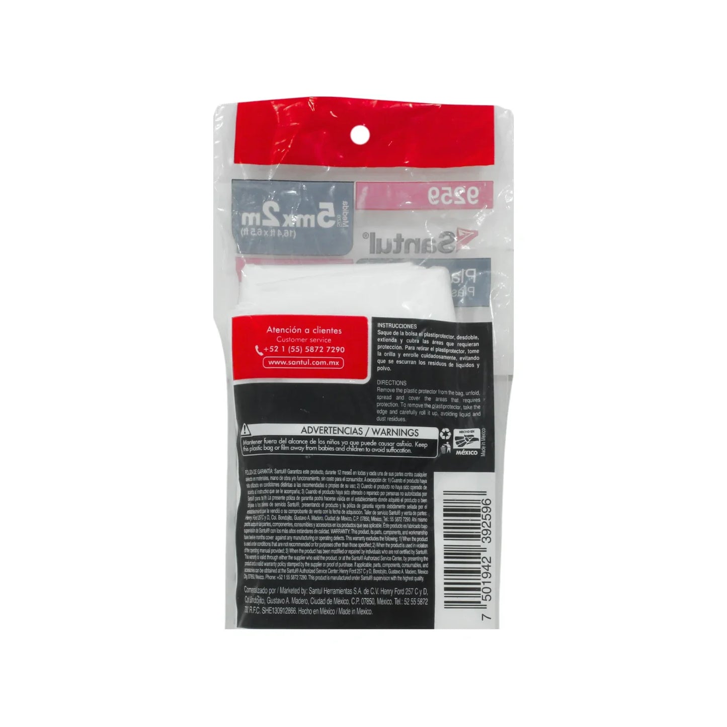 Cubre todo uso rudo 2 m Santul 9259