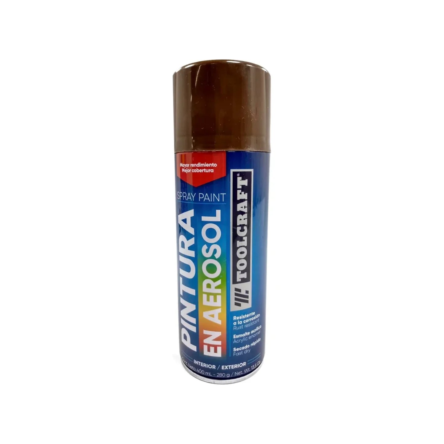 Pintura en aerosol café madera 400 ml Toolcraft TC1656