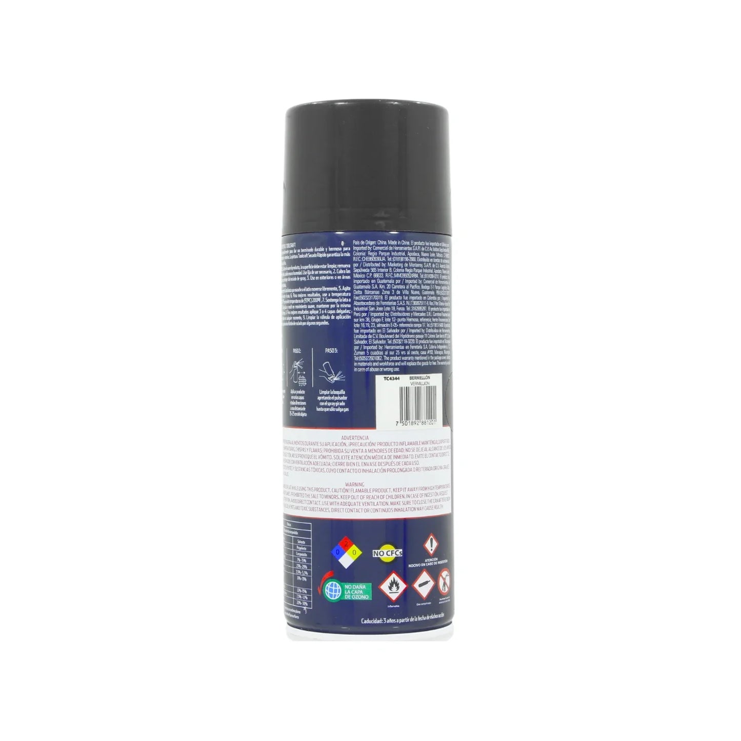 Pintura bermellón Toolcraft TC4344