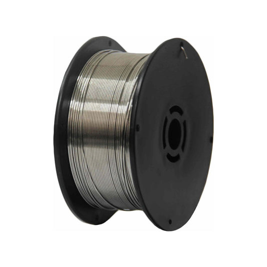 Carrete negro de microalambre tubular 0.035" 1kg sin gas, alambre gris metálico para soldar
