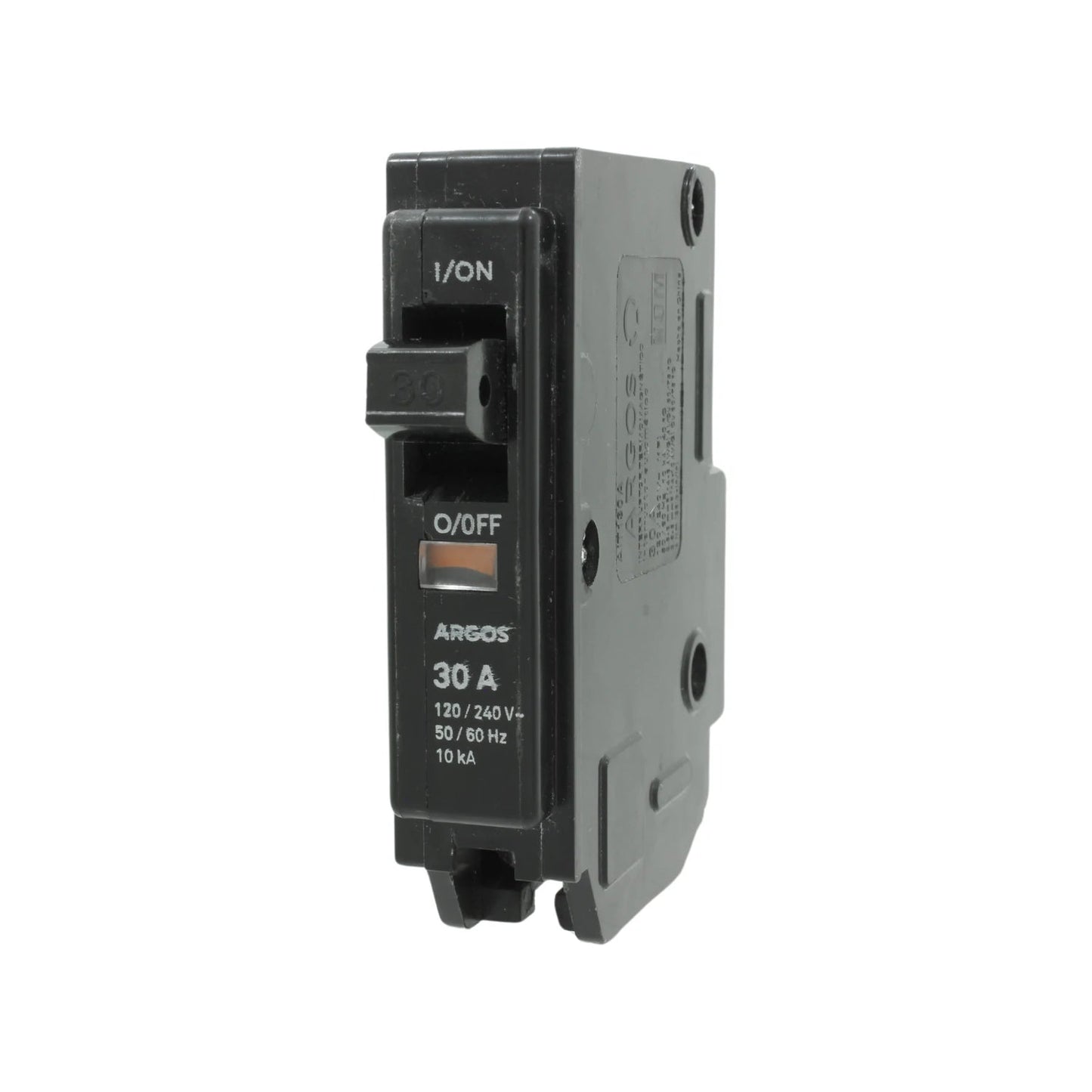 Breaker termomagnético Argos negro 30A 120/240V 10kA, protección de circuitos eléctricos