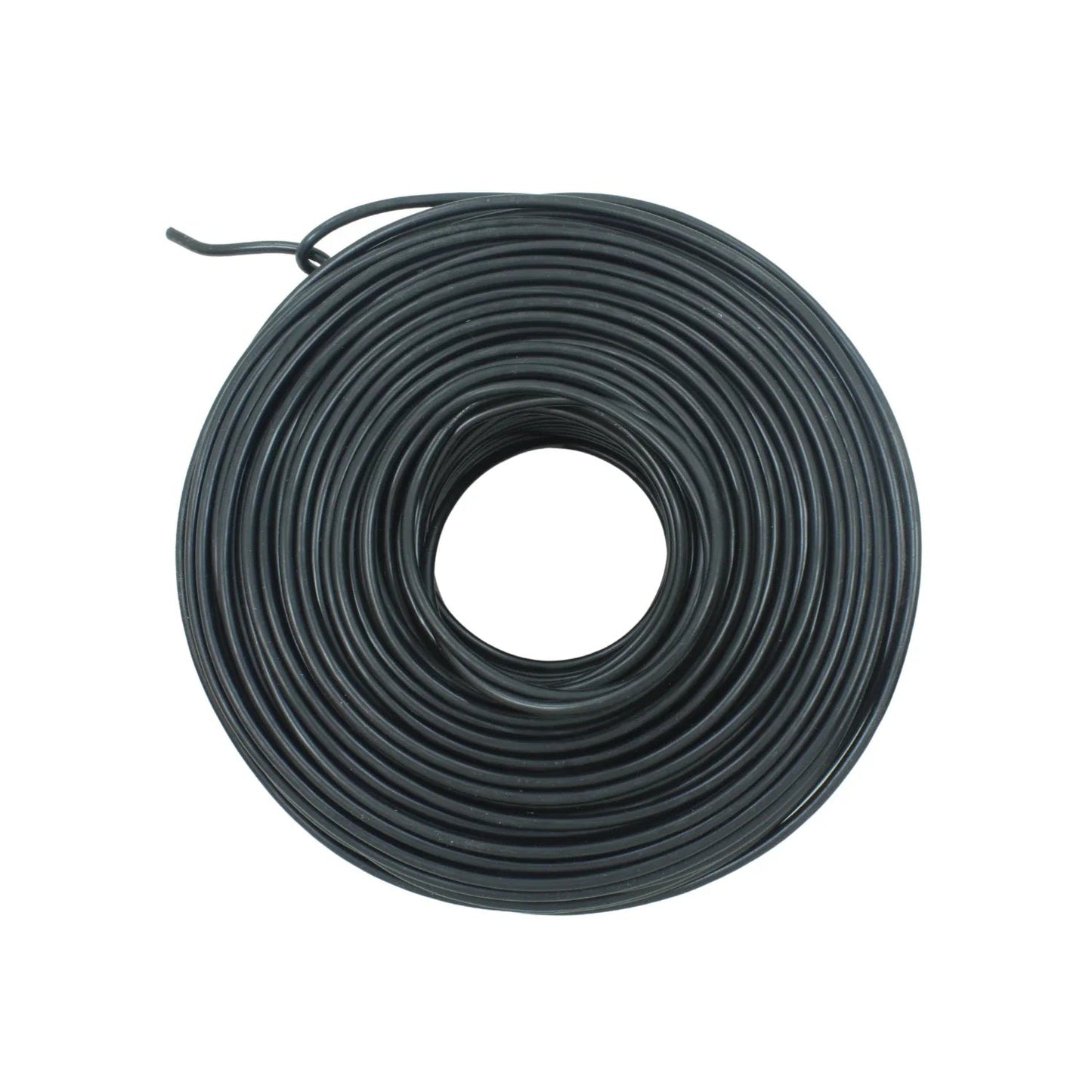 Rollo de cable eléctrico negro calibre #14 para instalaciones de 100 metros