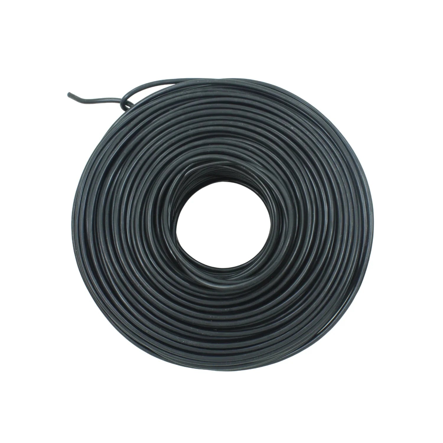 Rollo de cable eléctrico negro calibre #14 para instalaciones de 100 metros